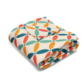 Kawung Inspired Fleece Blanket