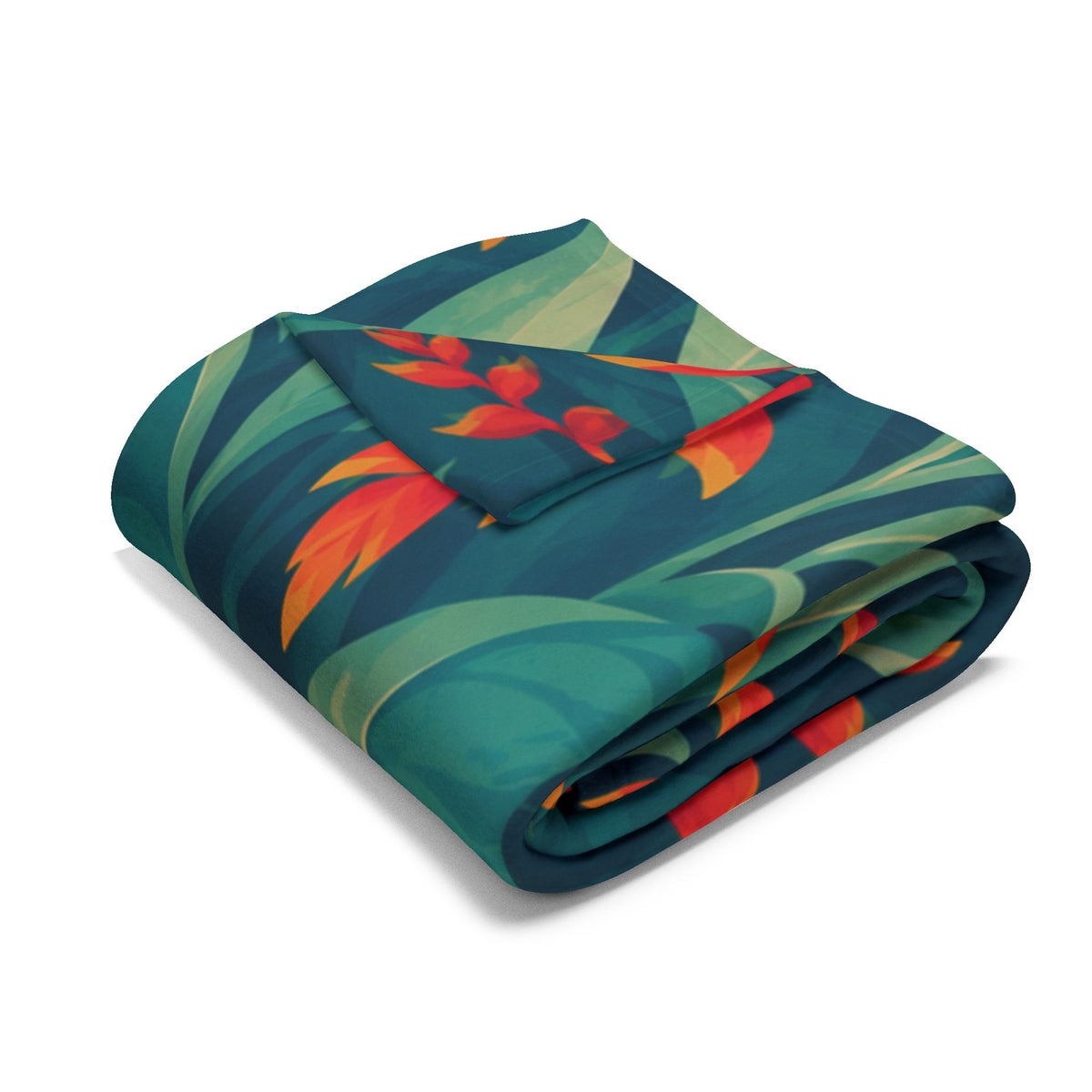 Heliconia Fleece Blanket