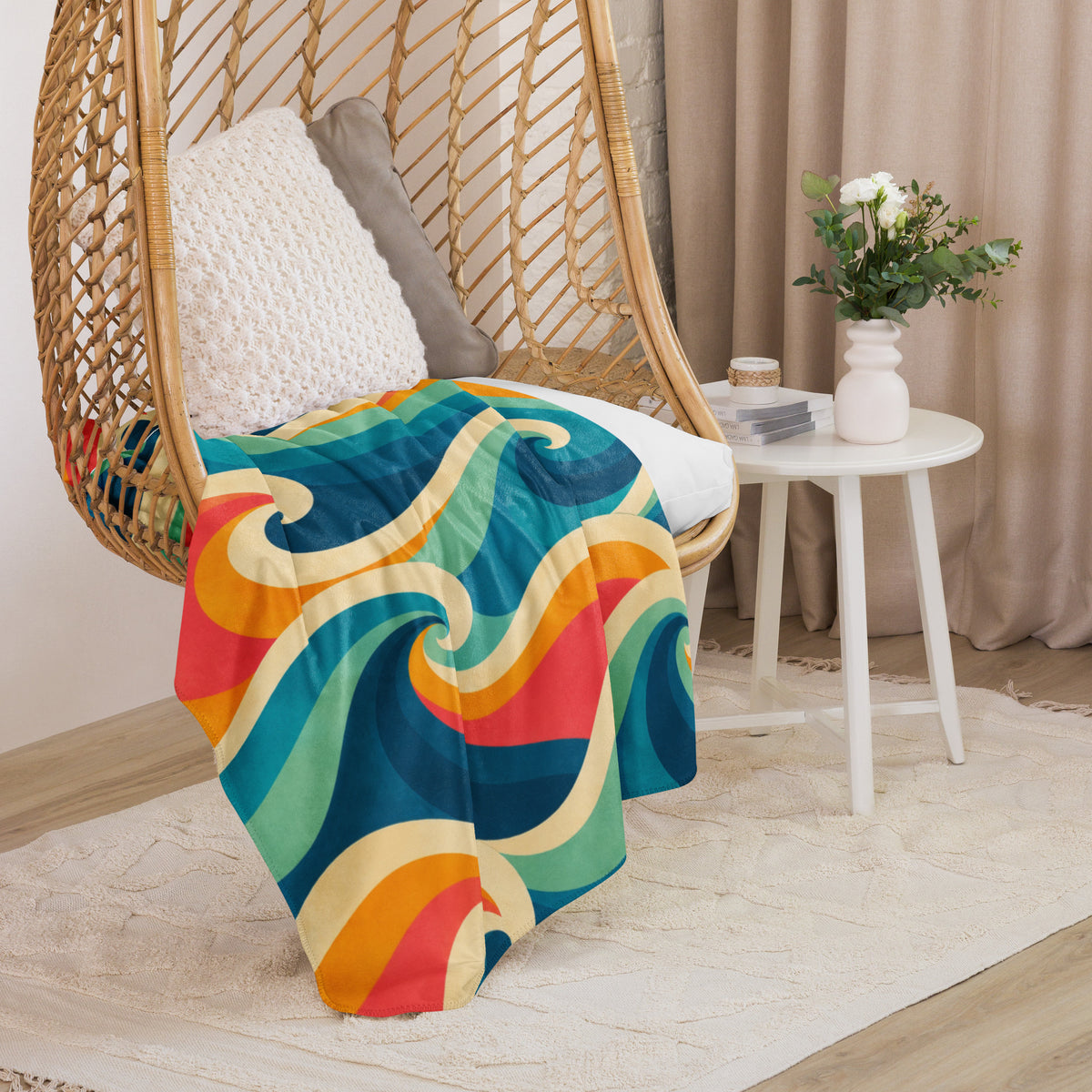 Wave Sherpa Blanket