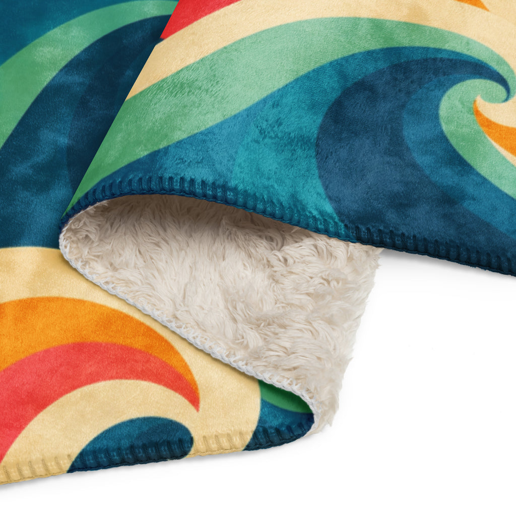 Wave Sherpa Blanket